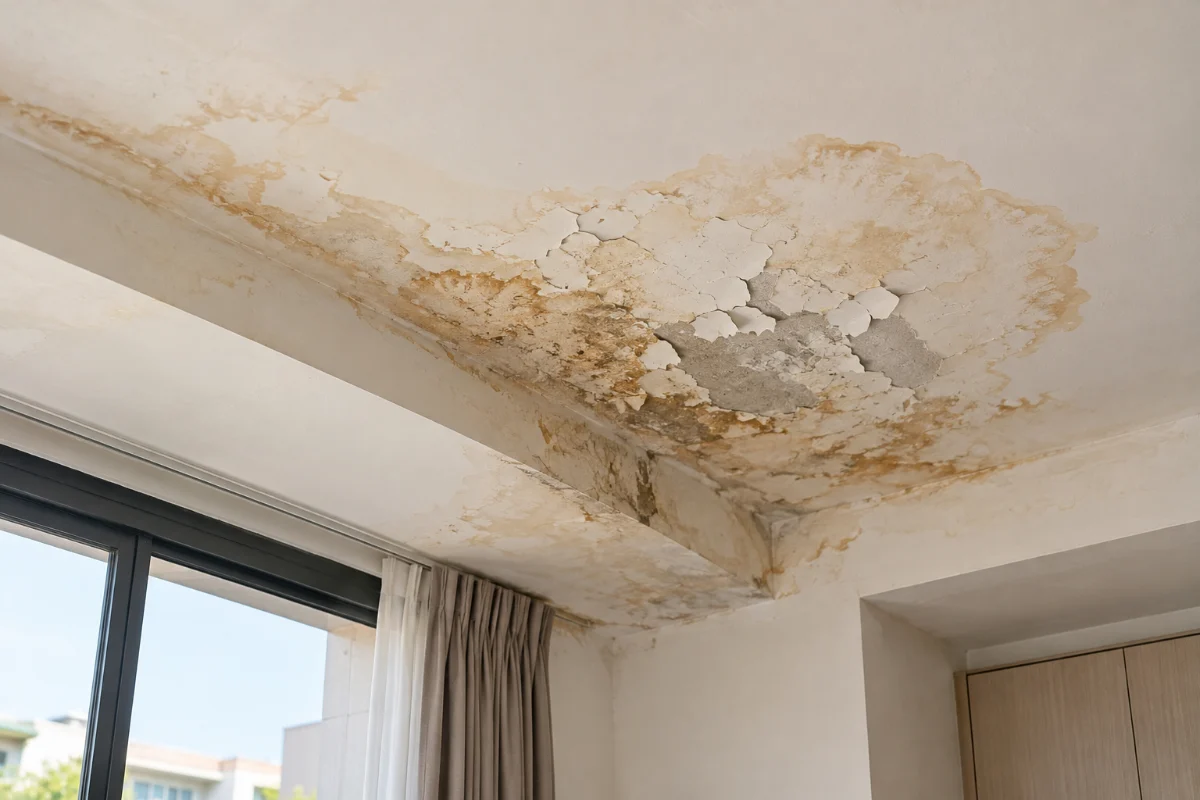 Dấu hiệu nhà bị thấm