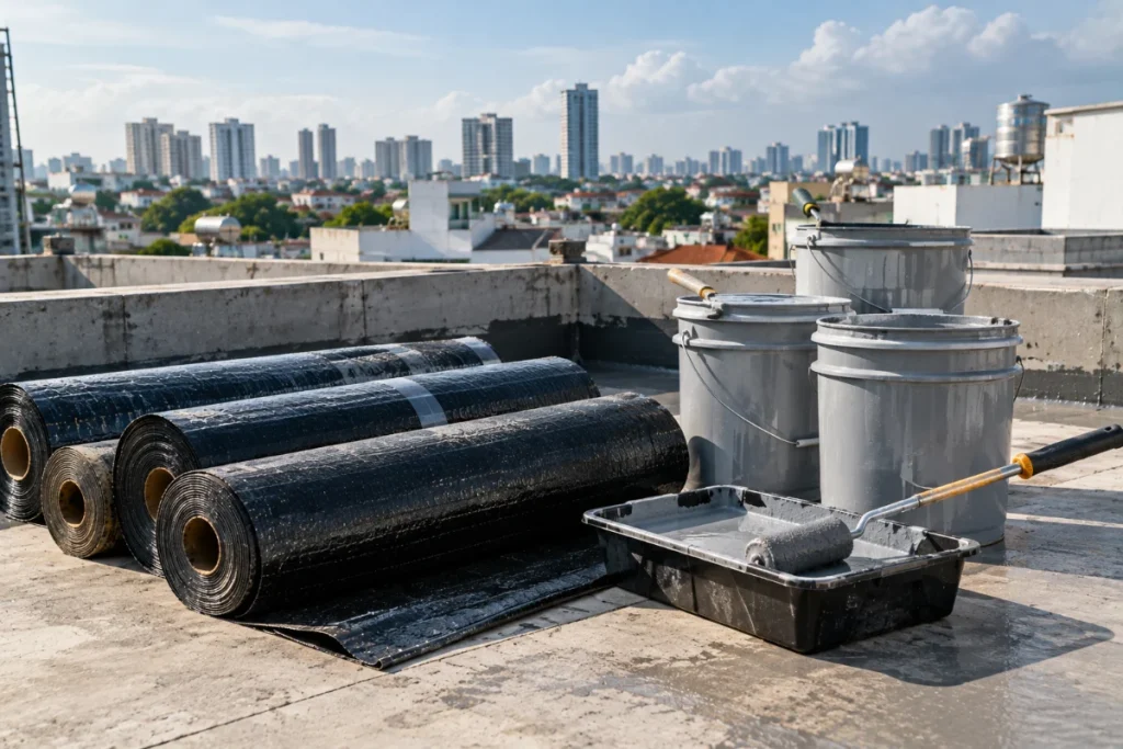 Vật liệu chống thấm sân thượng
