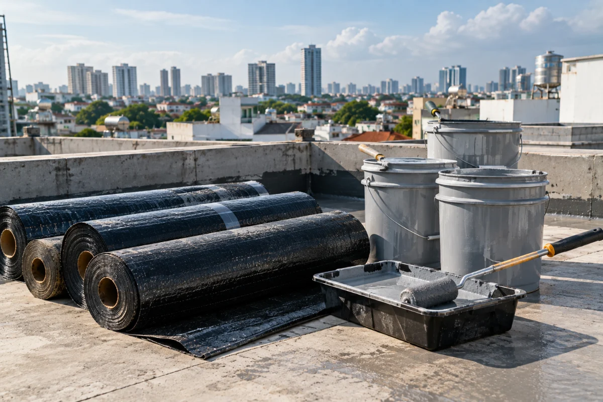 Vật liệu chống thấm sân thượng